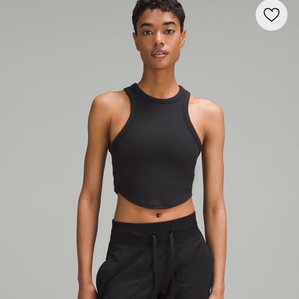 Lululemon hold tight cropped tank top